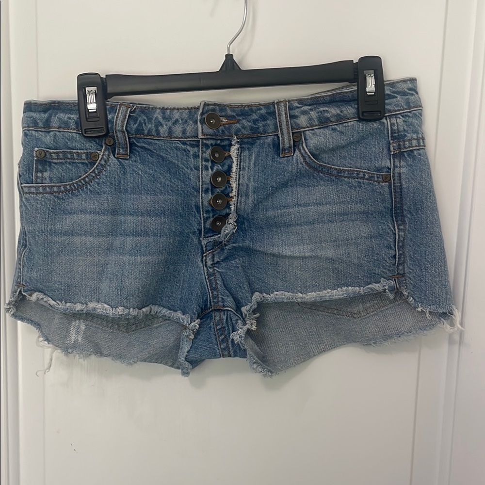 O'Neill Blue Denim Jean Shorts Relaxed Fit